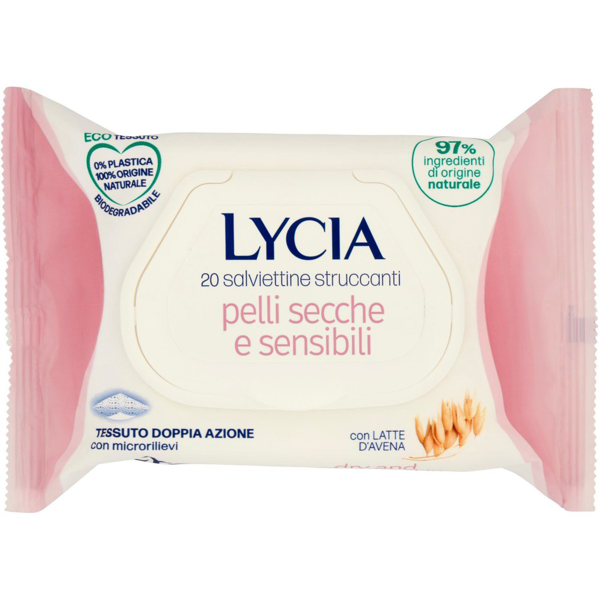 LYCIA Reinigungstücher Für Fettige Haut – 20 Stück, Pop-up, Mit Kornblumenwasser