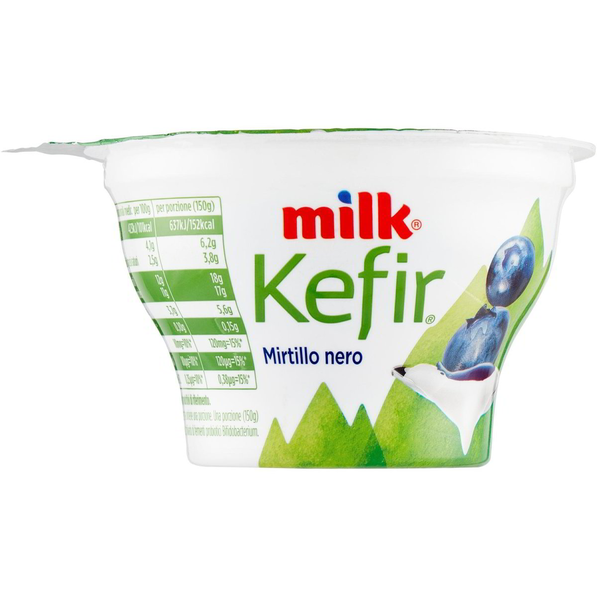 Kefirs Rimi Kefir cremoso al mirtillo MILK 150 G - Coop Shop