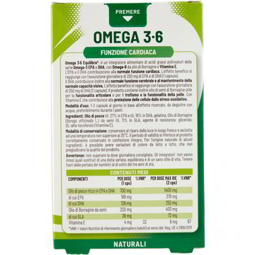 Integratore omega 3-6 x32 EQUILIBRA - Coop Shop