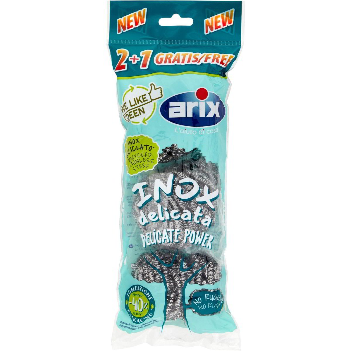 Spirali acciaio inox delicata x3 ARIX 1 PZ - Coop Shop