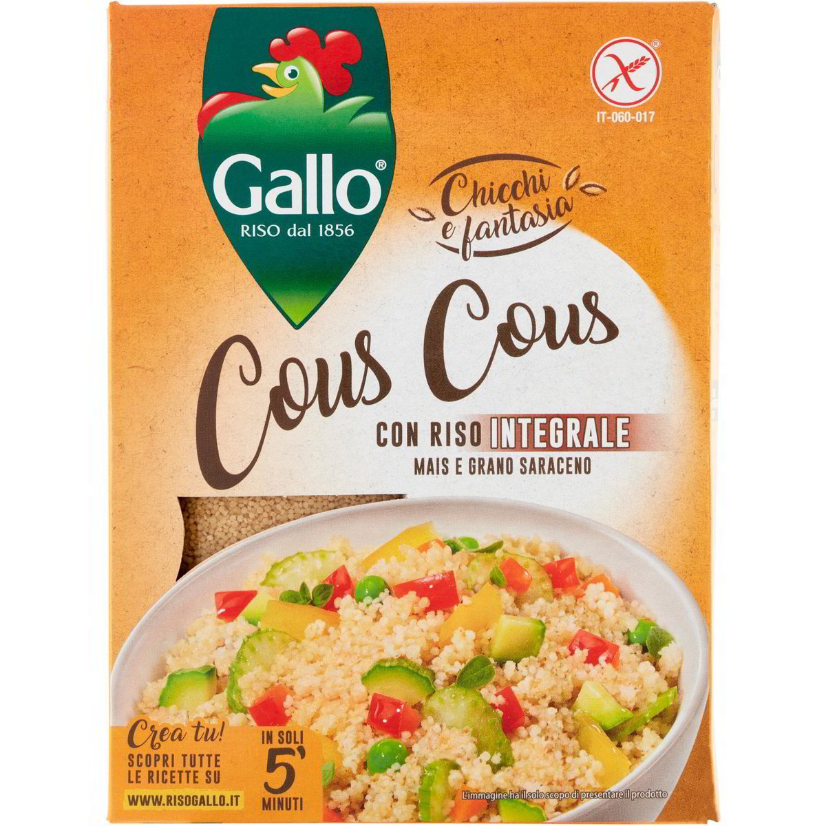 Cous cous con riso integrale RISO GALLO 375 G Coop Shop