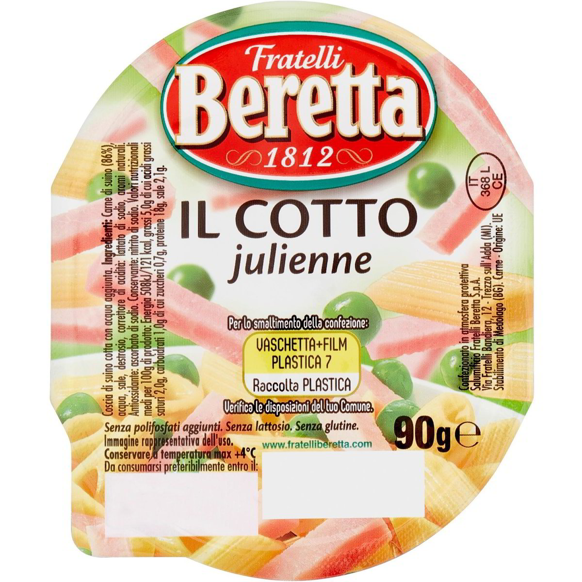 Prosciutto cotto a julienne FRATELLI BERETTA 90 G Coop Shop