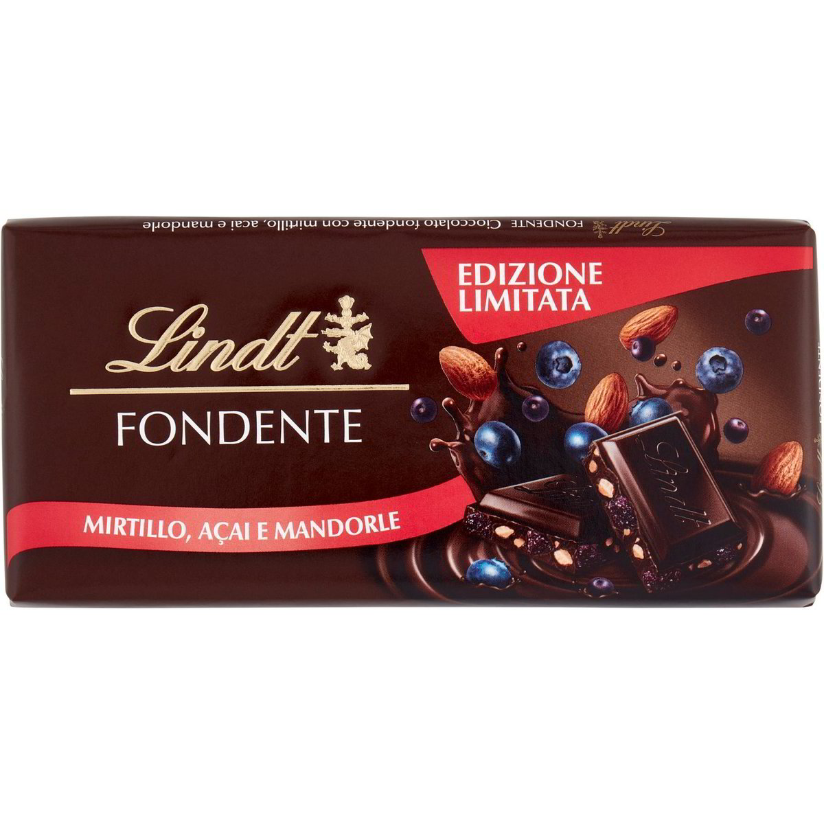 Tavoletta Cioccolato Fondente Mirtillo acai mandor LINDT 100 G Coop Shop