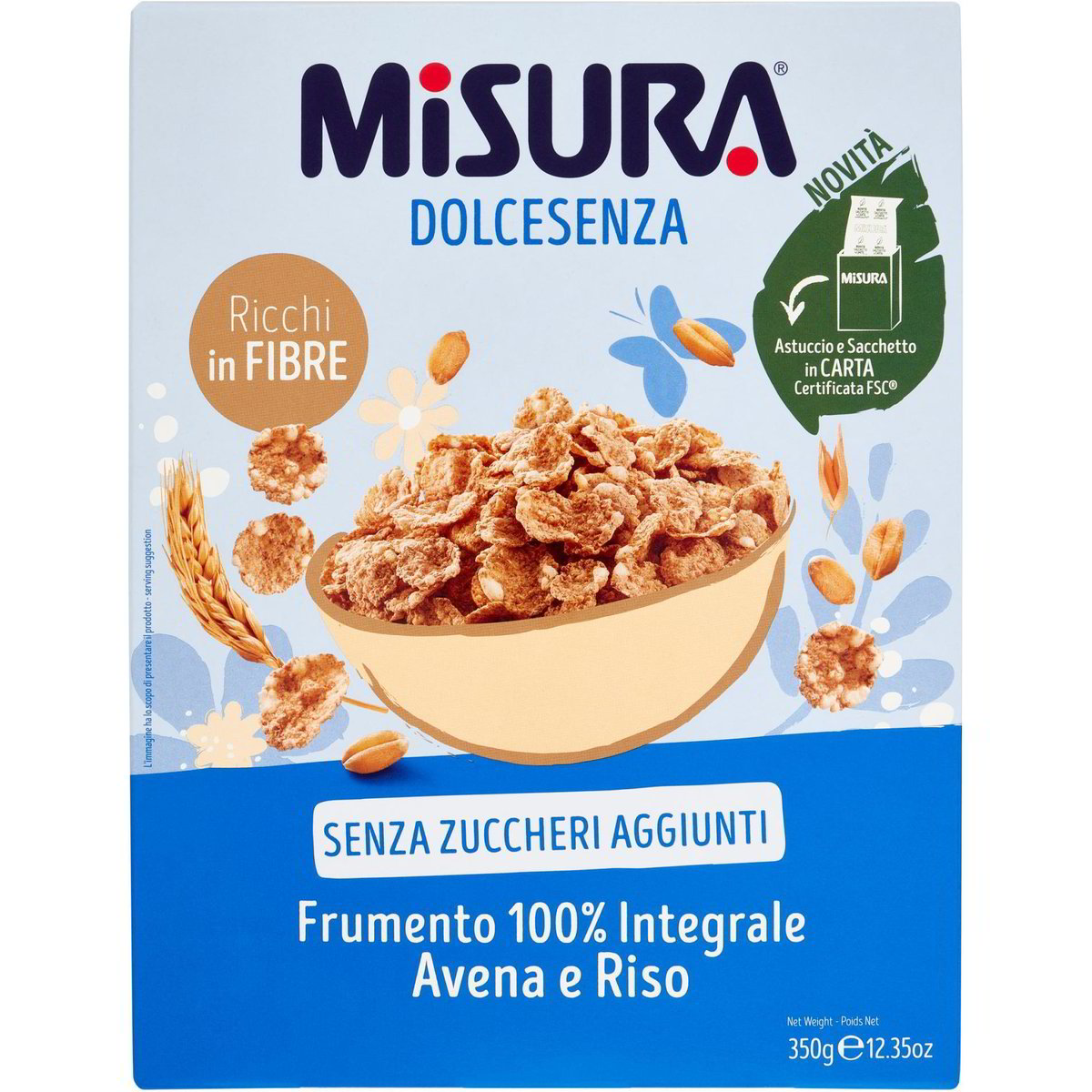 Intgrali Fiocchi integrali dolcesenza MISURA 350 G - Coop Shop