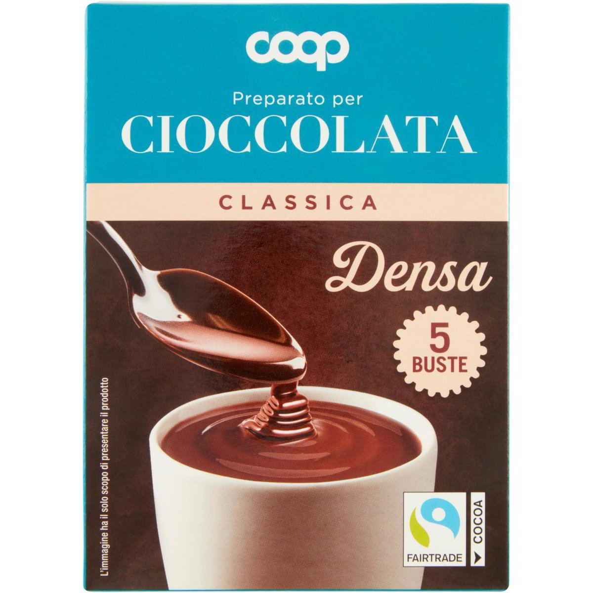 Preparato per cioccolata classica densa COOP 5 X 25 G - Coop Shop