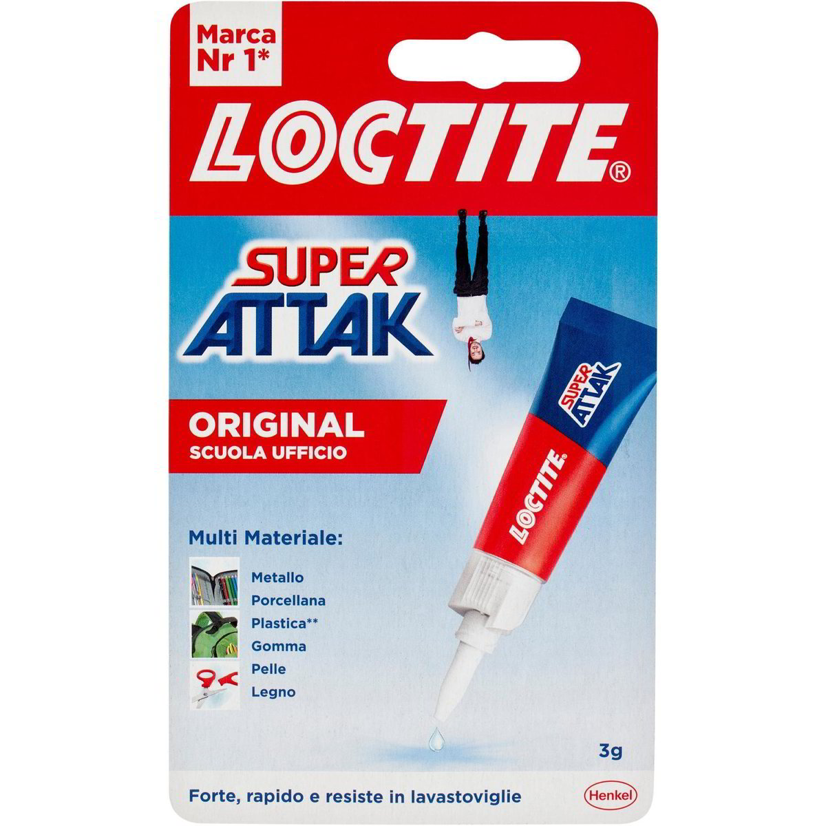 Kit Loctite Super Attak E Scollatutto - Colla Istantanea E Rimuovi Colla | 3g + 5g