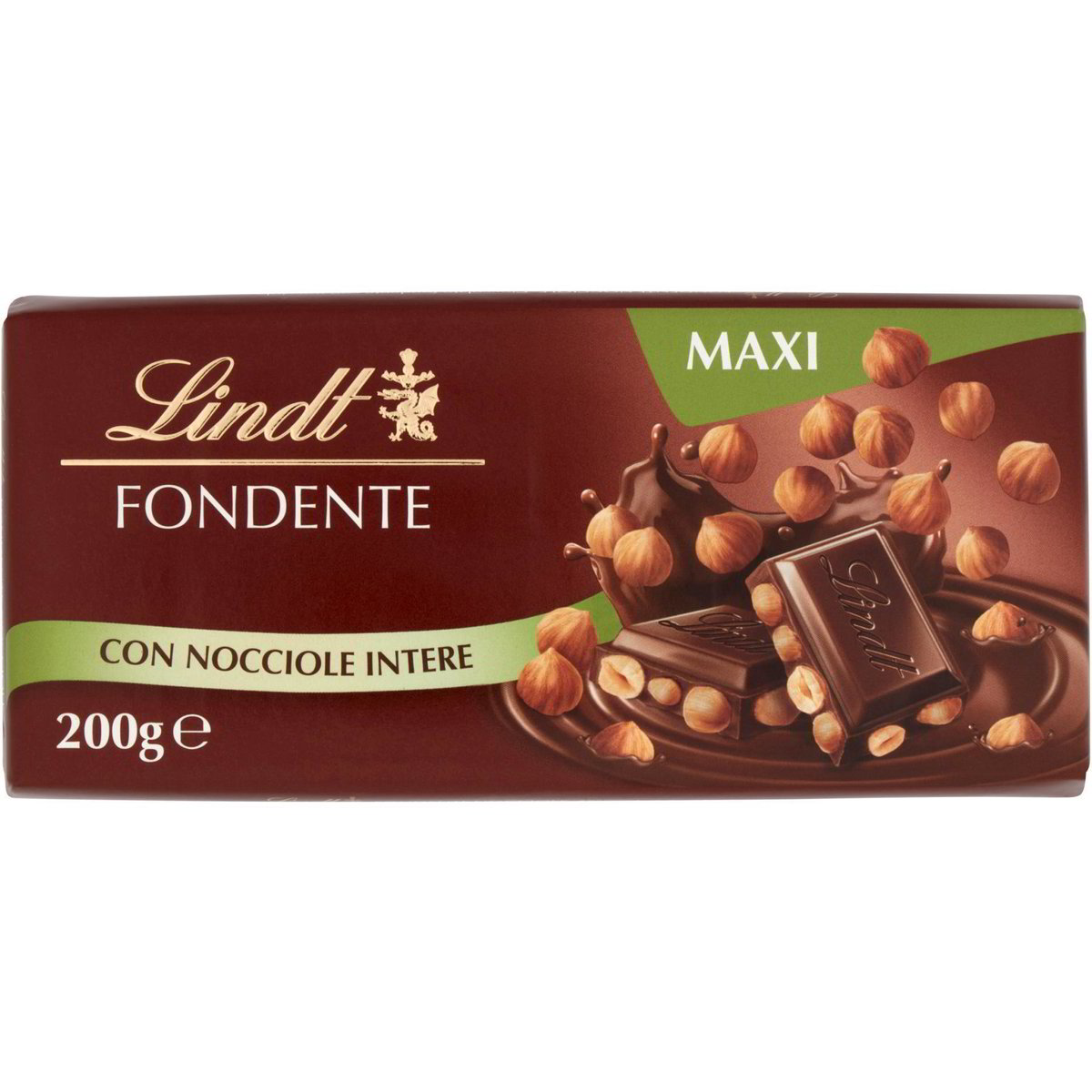 Tavoletta Cioccolato Fondente Con Nocciole Intere LINDT 200 G Coop Shop
