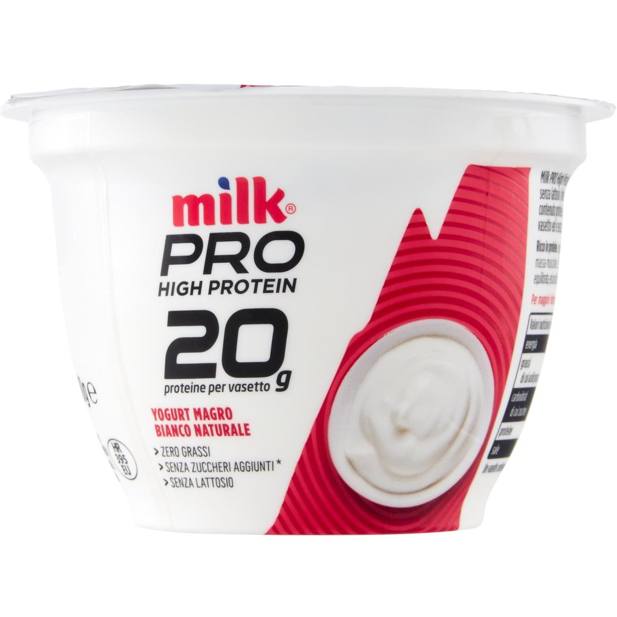 Yogurt proteico Dacos Bianco - 8 vasetti 200 gr - cremoso magro