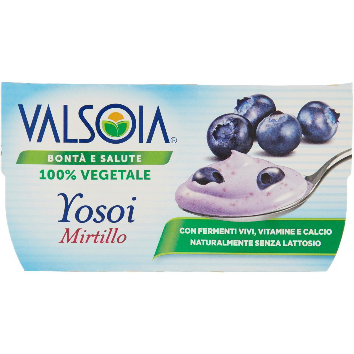 Yogurt di soia al mirtillo yosoi VALSOIA 2 X 125 G Coop Shop