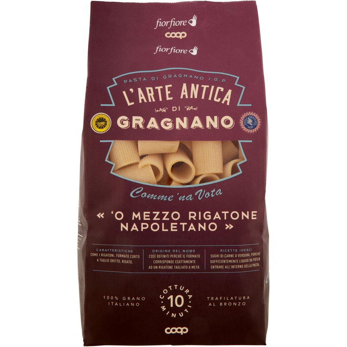 Mezzi rigatoni l'arte antica di gragnano COOP FIOR FIORE 500 G Coop