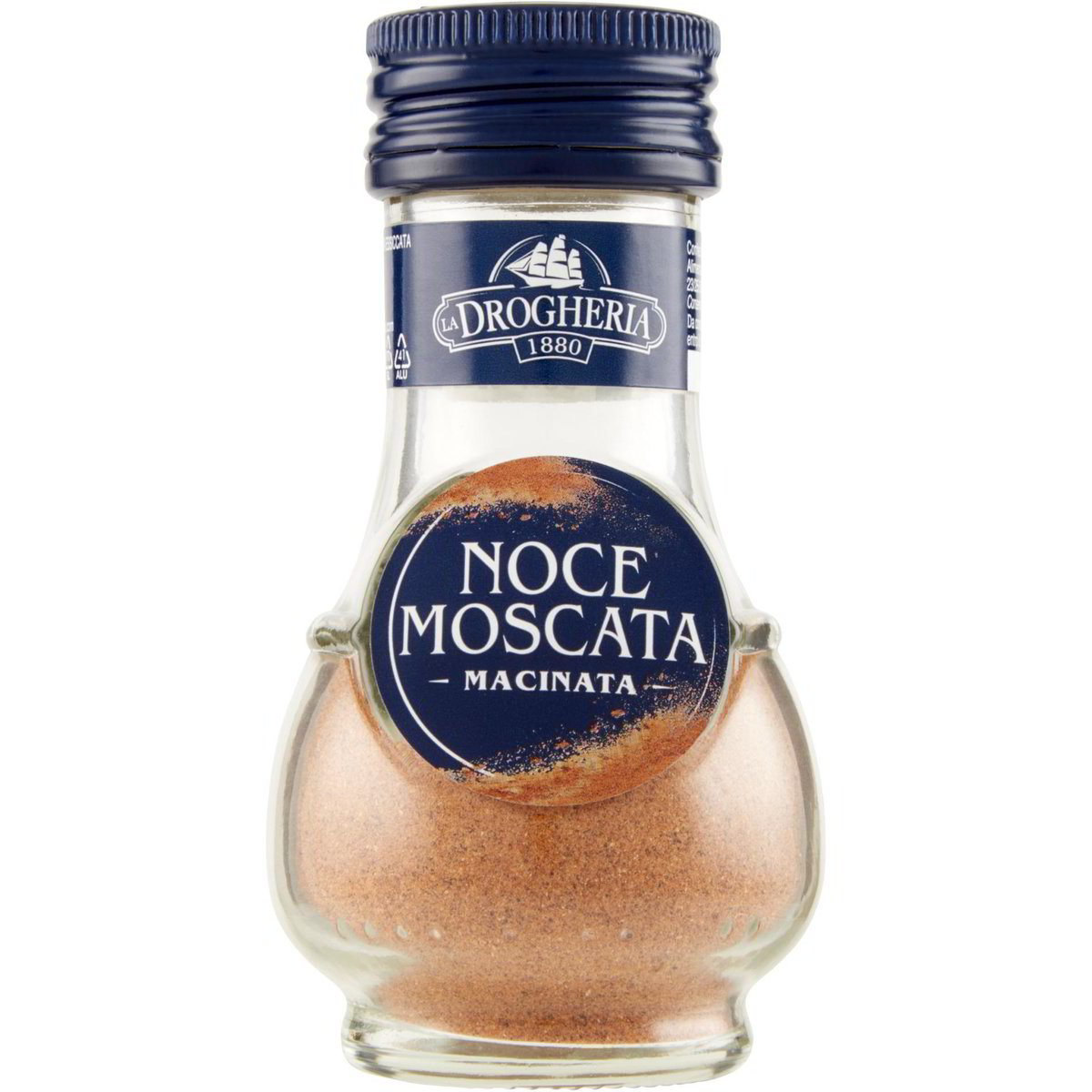 Macinino Per Noce Moscata GSD - Acrilico Tritasparente, Meccanismo Acciaio Inox, Manuale