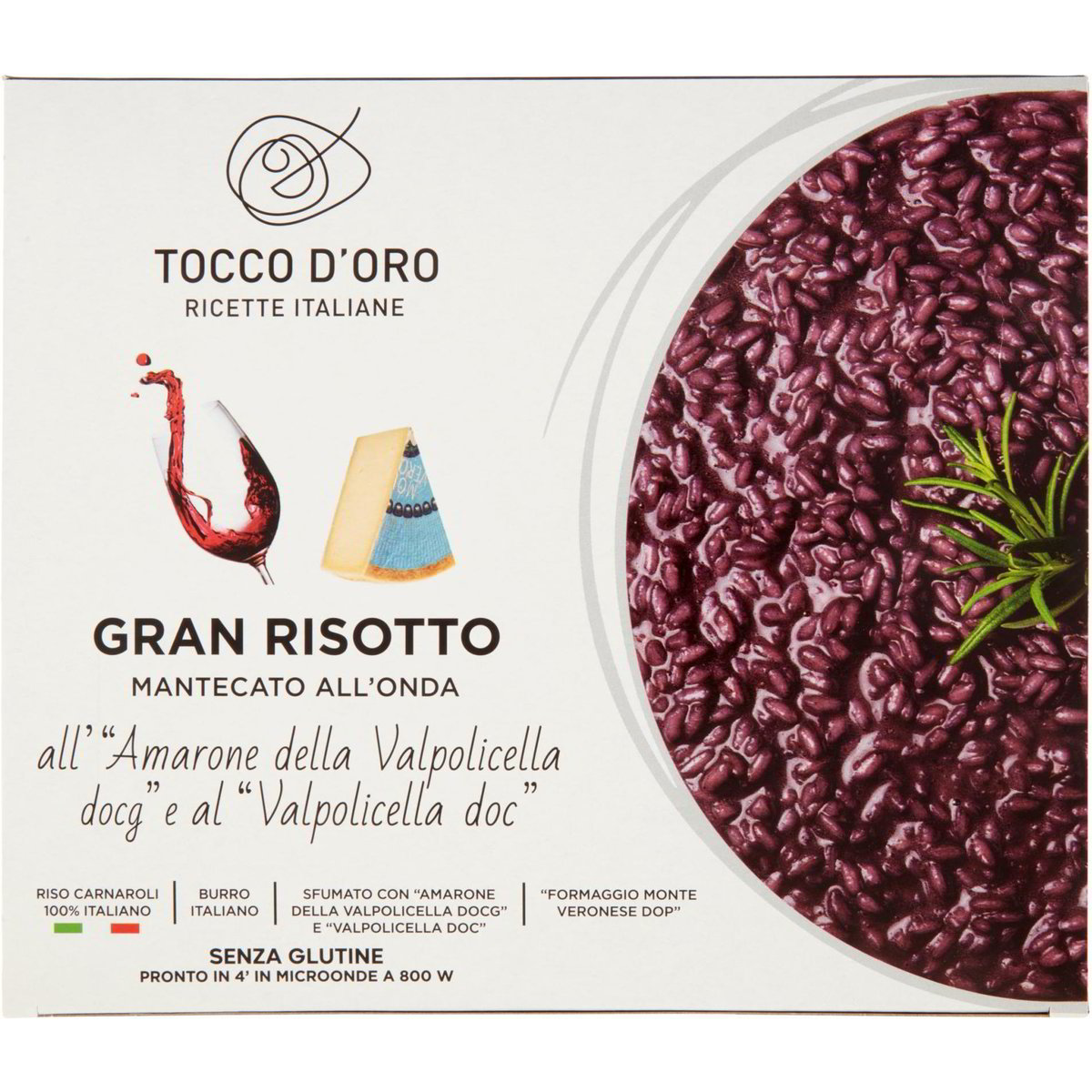Risotto all'amarone gran risotto TOCCO D'ORO 300 G Coop Shop