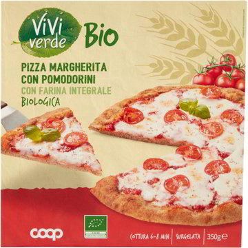 Pizza surgelata margherita integrale e pomodorini COOP - VIVI VERDE 350 G -  Coop Shop
