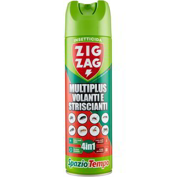 Zig Zag, Spaziotempo, Insetticida Multinsetto Spray Per Insetti Striscianti E Volanti, Agisce Istantaneamente, Formato 500 Ml (Confezione Da 2 - Foto 3