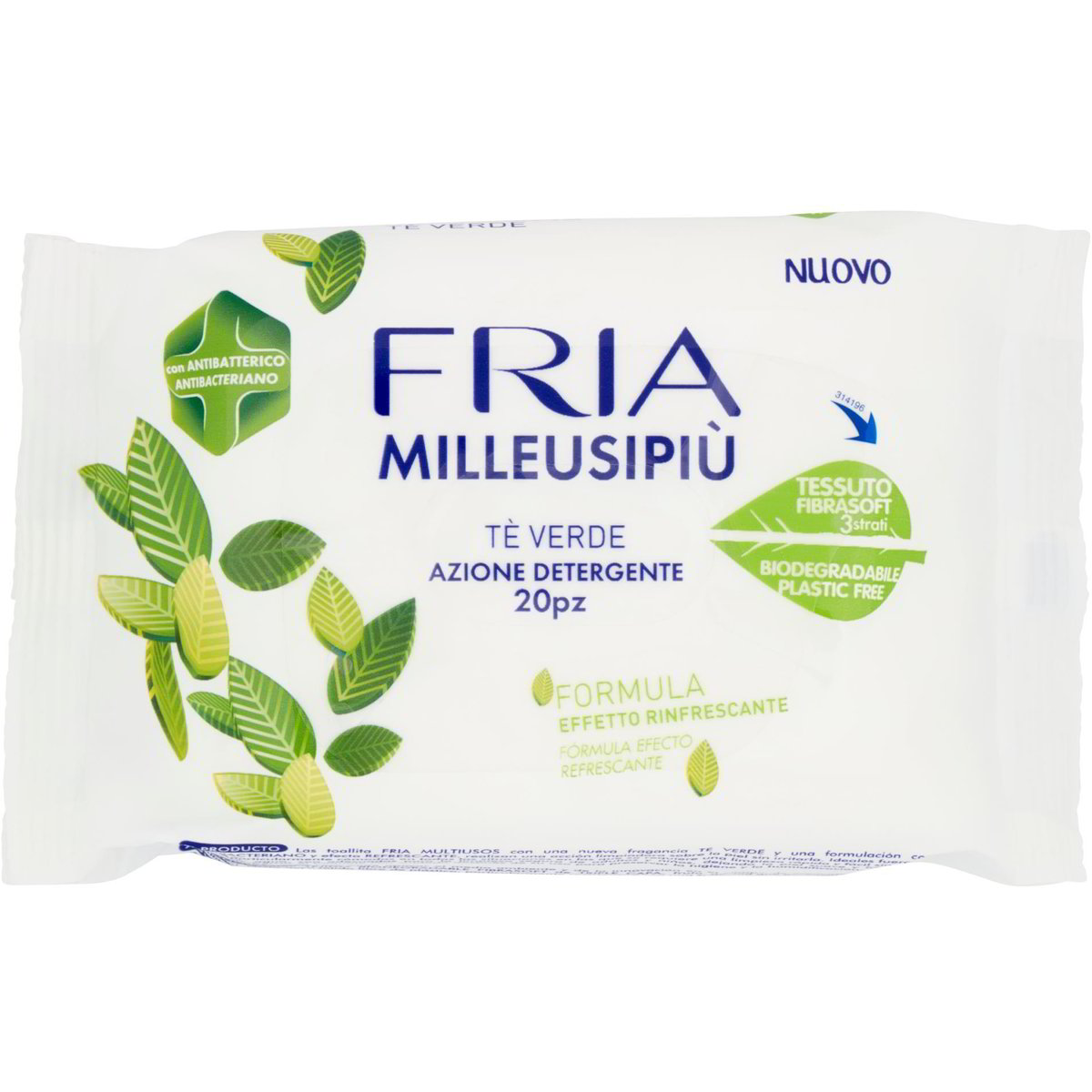 Green Shield Anti-batterico Per Salviette, Confezione Da 6