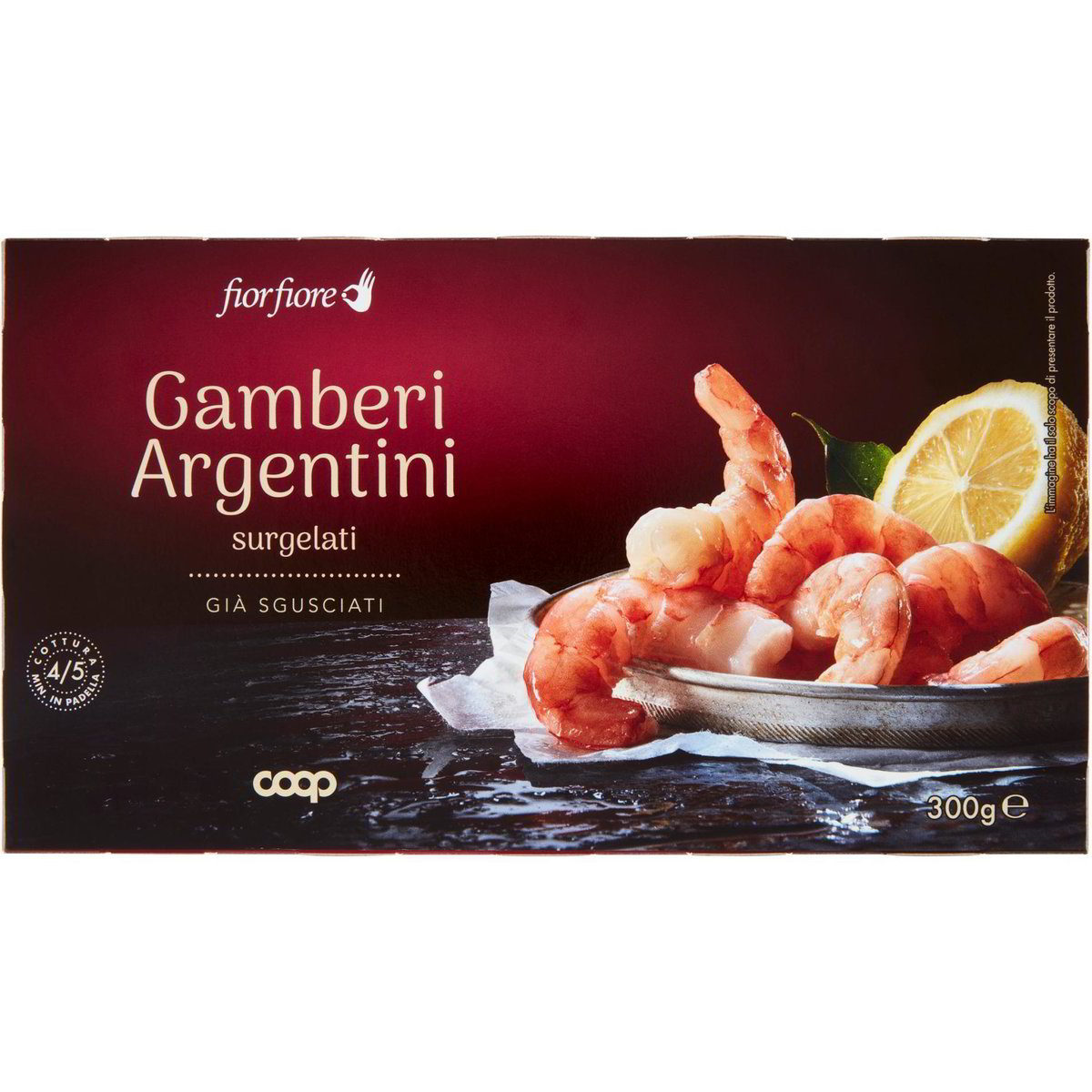 gamberi sgusciati surgelati in padella