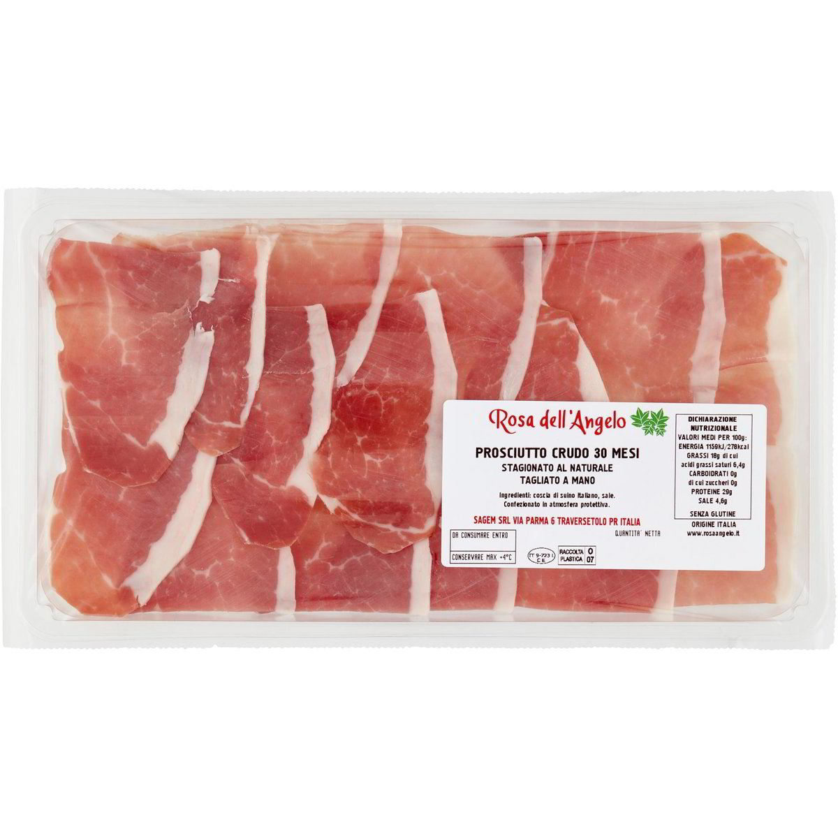 Prosciutto crudo 30 mesi SAGEM 100 GR Coop Shop