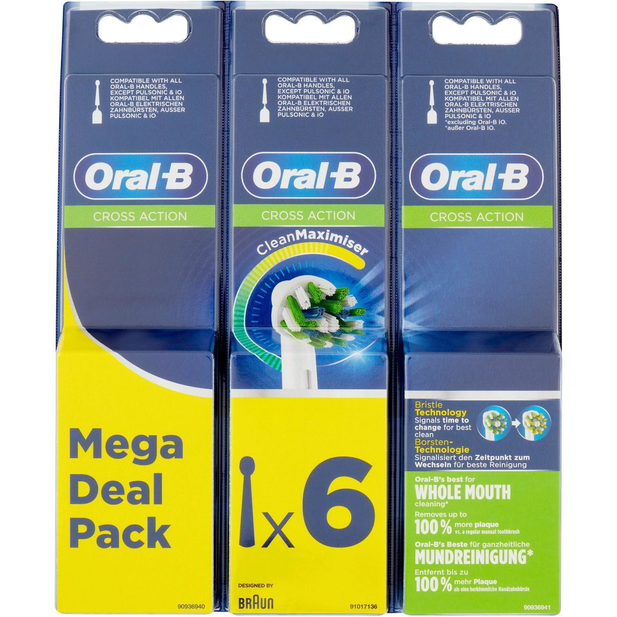 Oral-B Precision Clean Originali 3 Testine Di Ricambio Originali - Farmacia Spargoli Mario - Foto 4