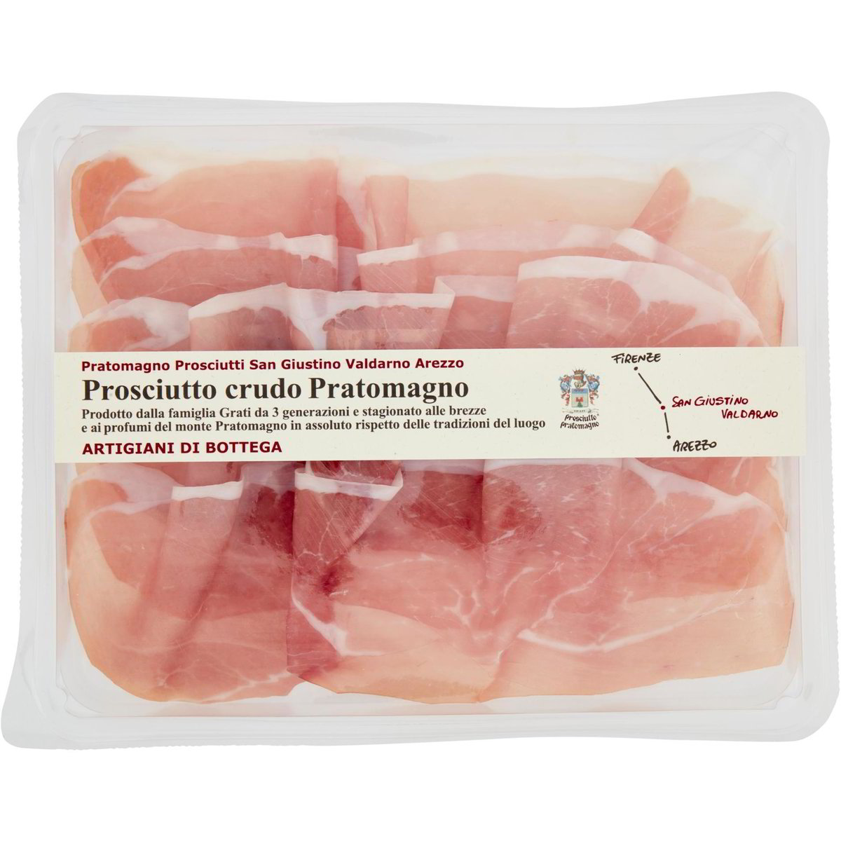 Prosciutto crudo pratomagno ARTIGIANI DI BOTTE 100 G Coop Shop