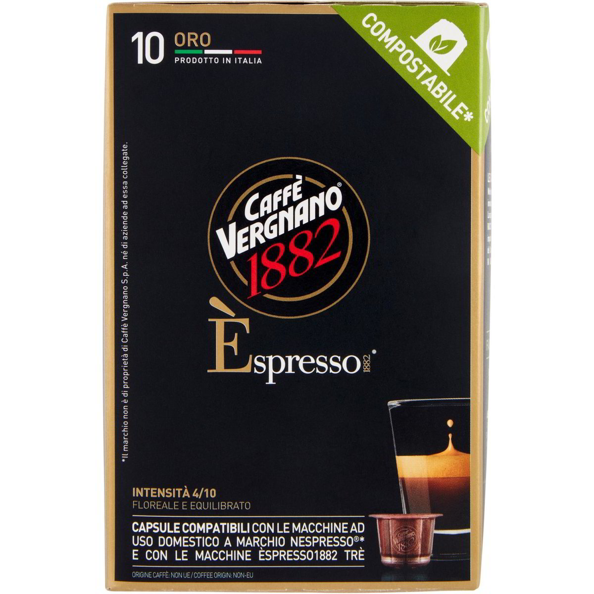 Capsule caffè espresso arabica x10 VERGNANO NESPRESSO 50 G Coop Shop