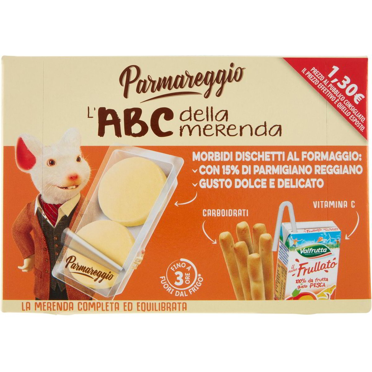 Snack abc della merenda dischetti al formaggio PARMAREGGIO 1 PZ - Coop Shop