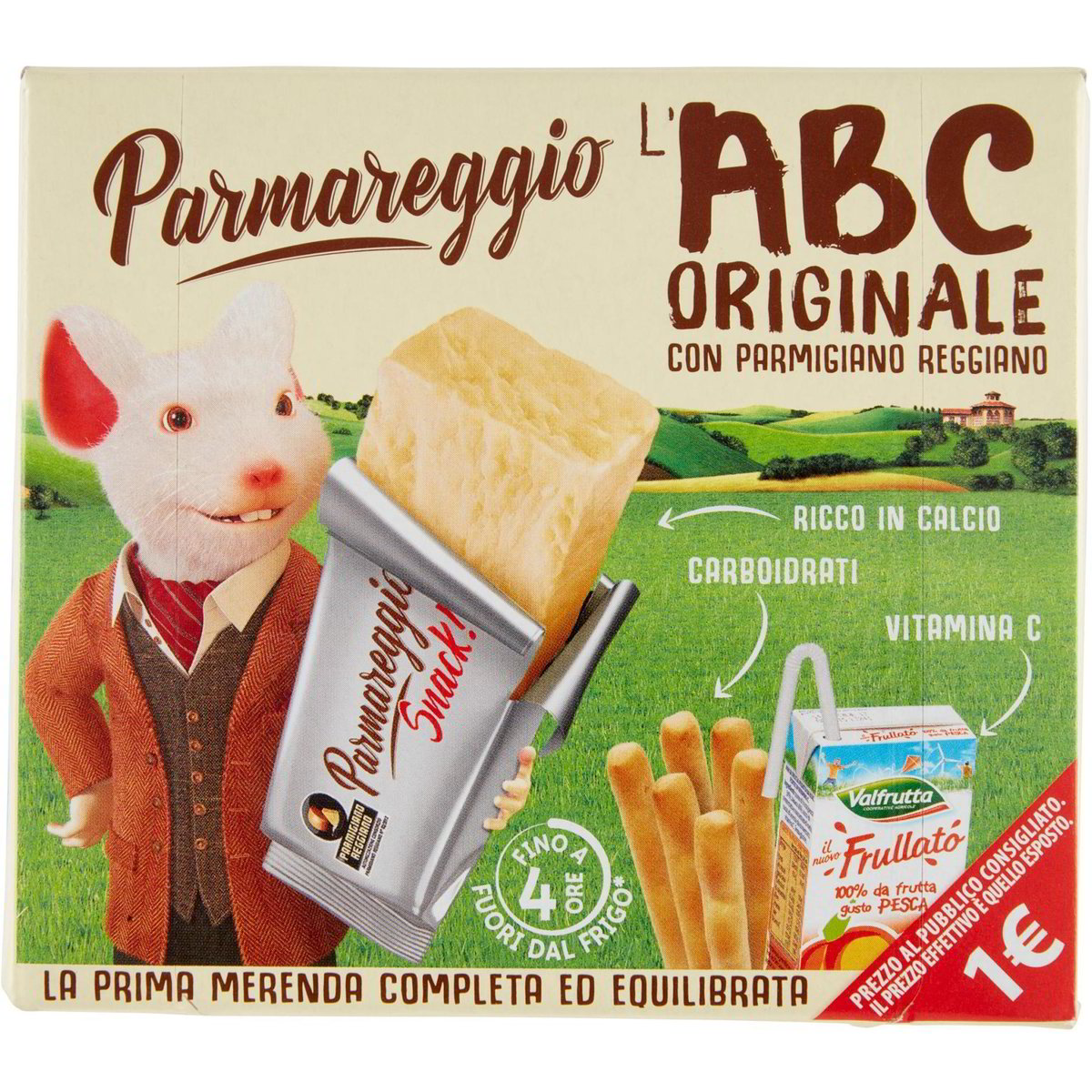 Snack abc merenda con parmigiano reggiano DOP PARMAREGGIO 1 PZ - Coop Shop