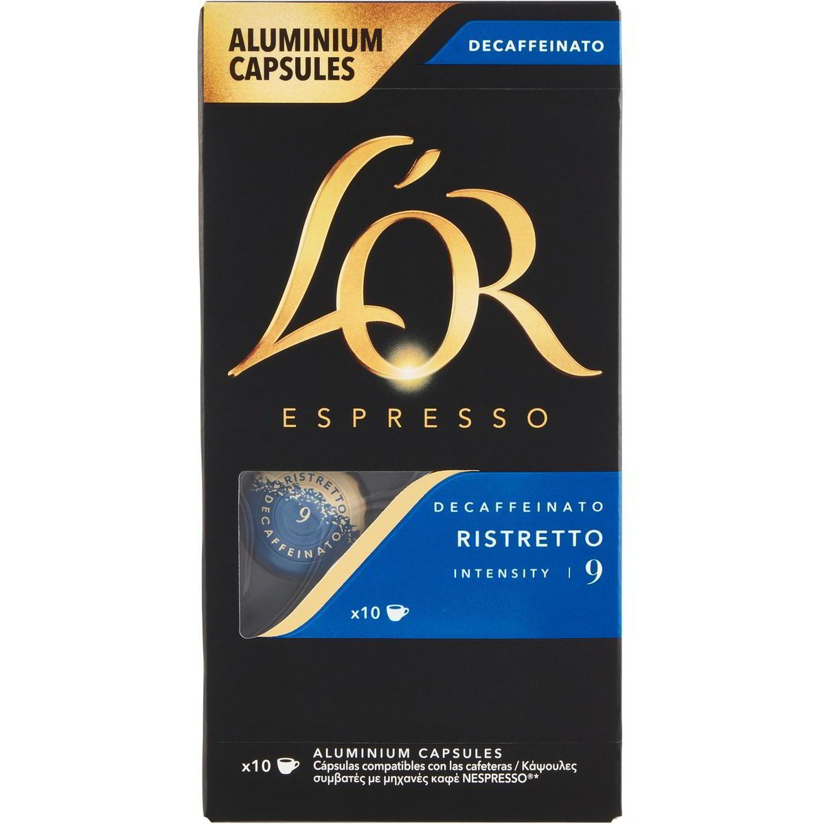 Capsule caffè espresso decaffeinato ristretto x10 L'OR - NESPRESSO 52 G ...