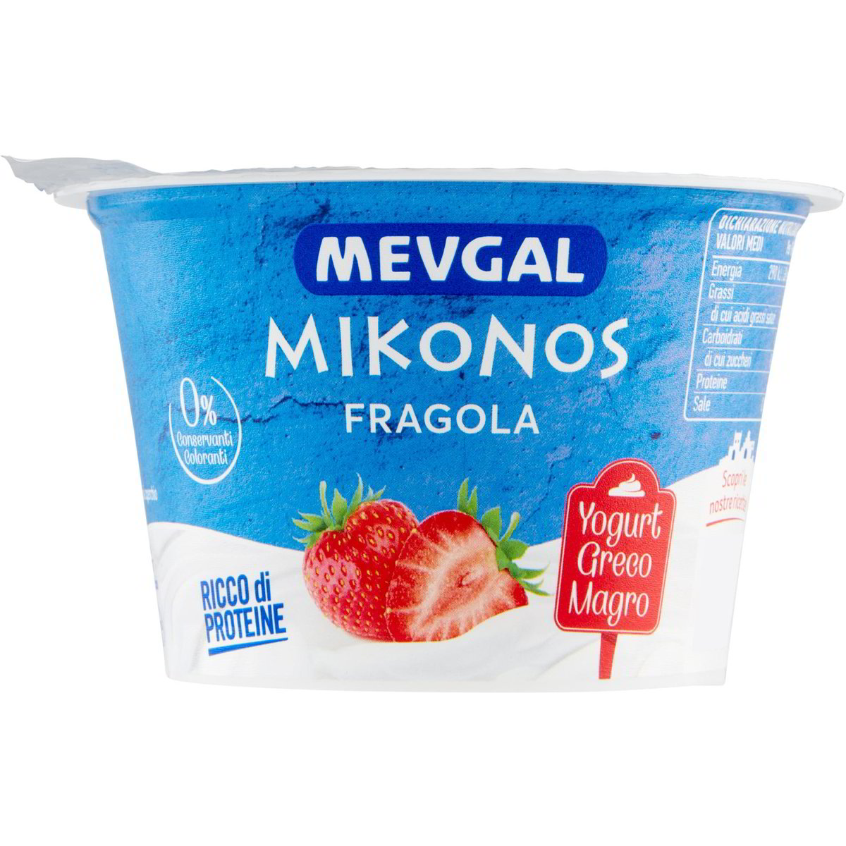 Yogurt greco alla fragola mikonos MEVGAL 150 G Coop Shop