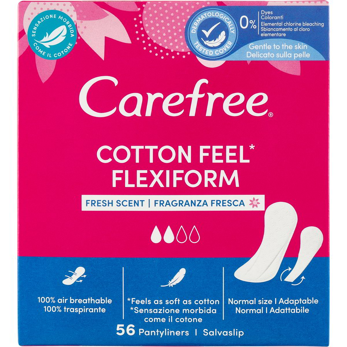 Salvaslip ultra sottile in cotone flexiform x56 CAREFREE 1 PZ - Coop Shop