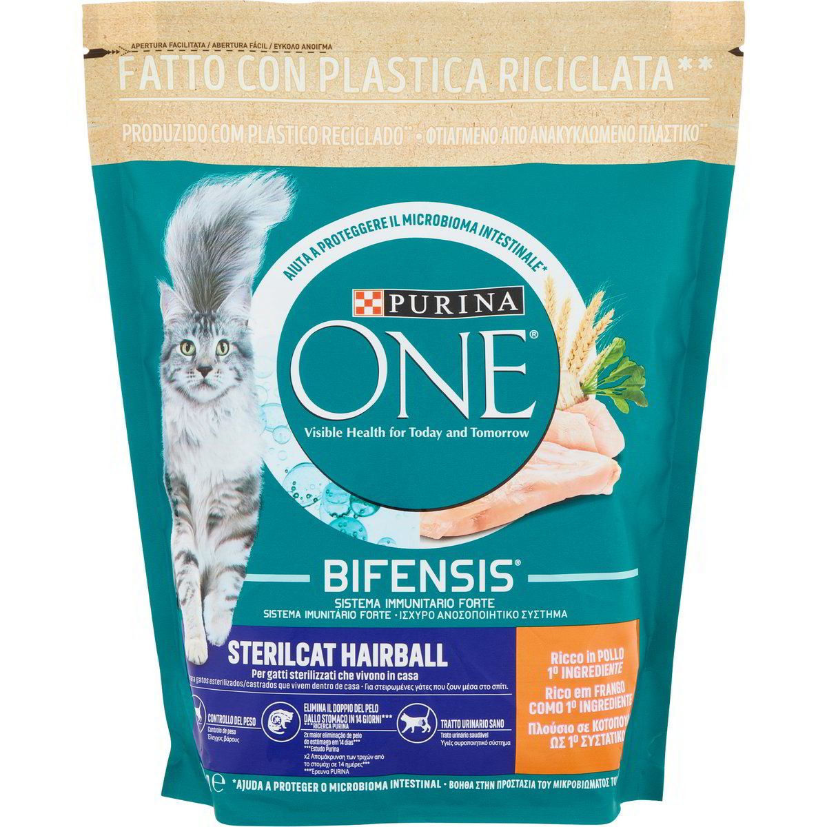 Crocchette Gatti Purina ONE Bifensis - Tacchino E Riso, 9.75kg