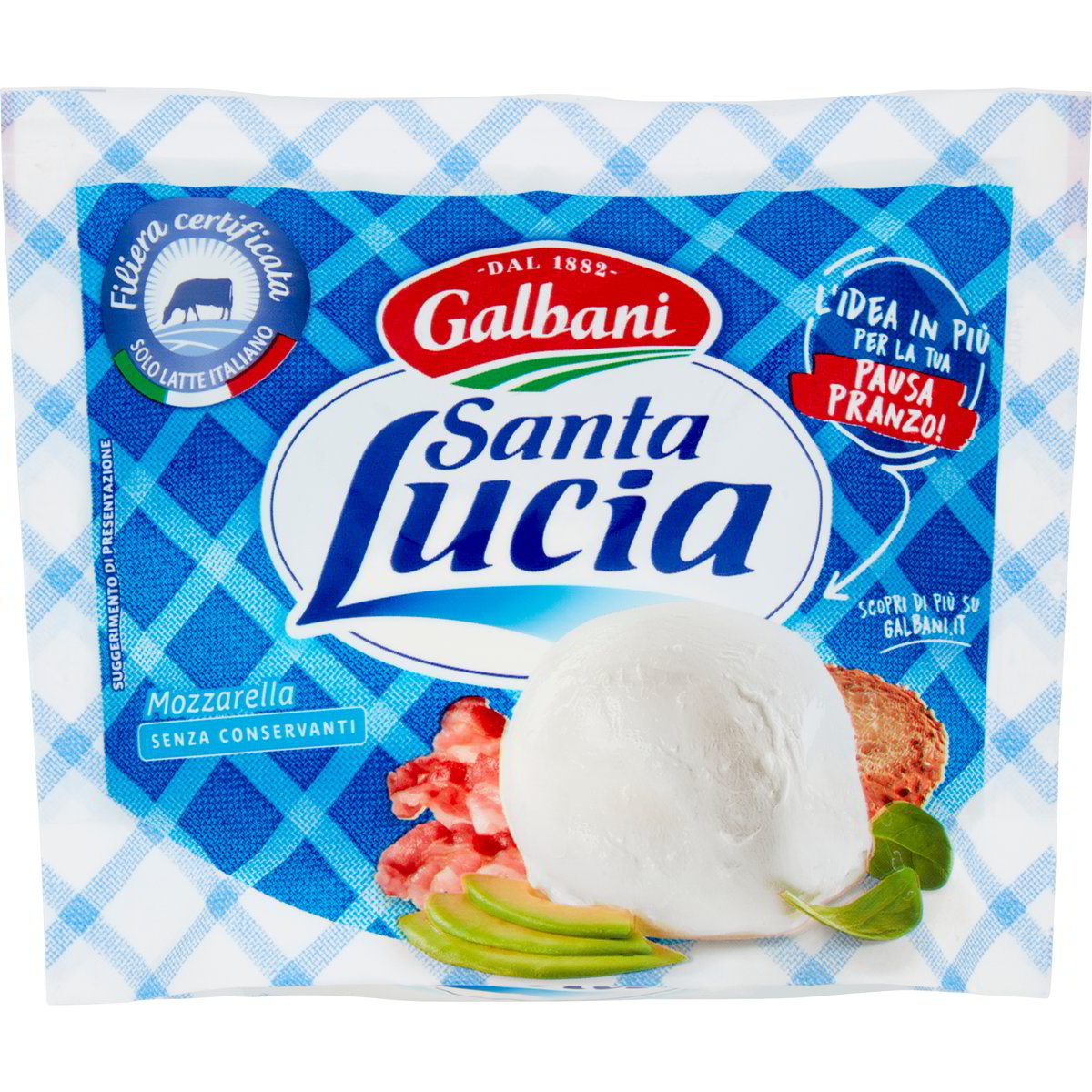 mozzarella per pizza santa lucia