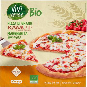 Pizza surgelata margherita integrale e pomodorini COOP - VIVI VERDE 350 G -  Coop Shop
