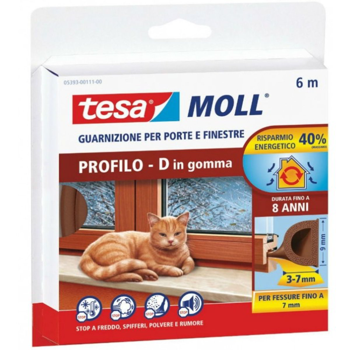 Nastro Adesivo Per Pacchi BASIC PP Marrone - Confezione Da 3 Rotoli - Foto 10