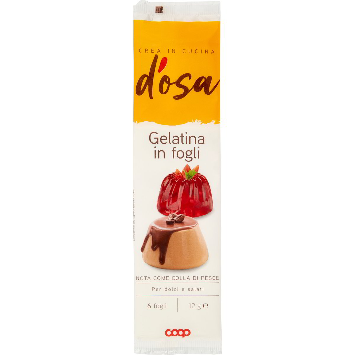 Gelatina in fogli COOP D'OSA 12 G Coop Shop