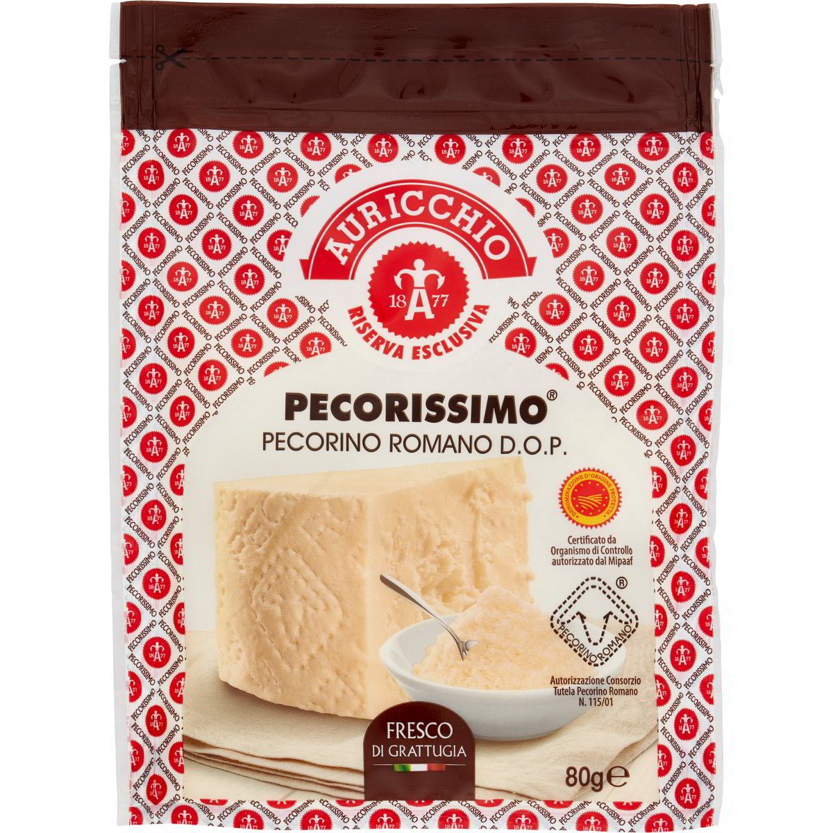 Pecorino romano DOP grattuggiato AURICCHIO 80 G Coop Shop