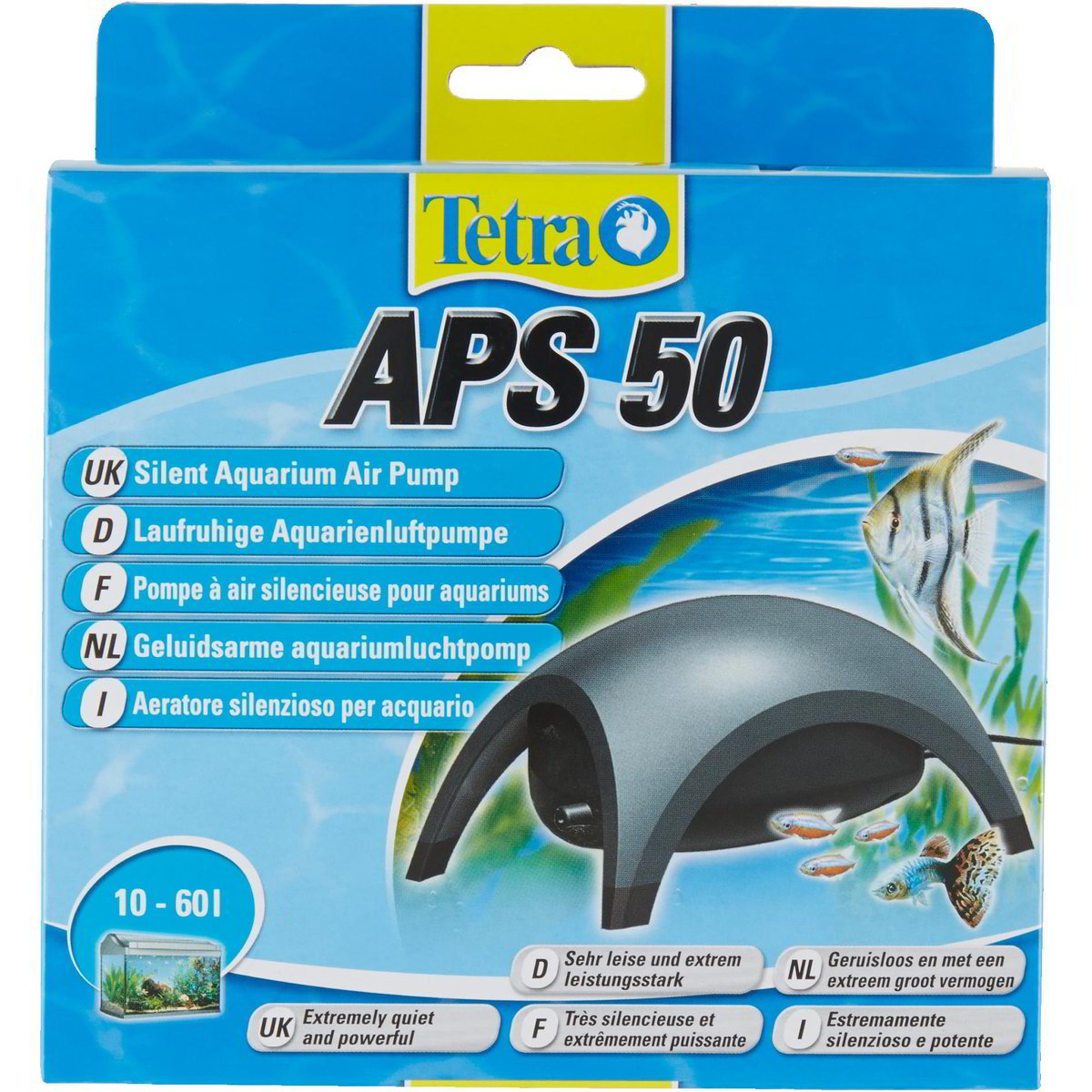 Tetra Aeratore Silenzioso Per Acquario, Pompa Ad Aria Con Piedini Antivibrazione E Rubinetto Regolabile, Flusso Costante