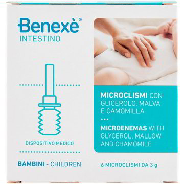 Benex Microclismi Baby 6 X 3 G - Per Costipazione Intestinale, Monouso, Delicati - Foto 3