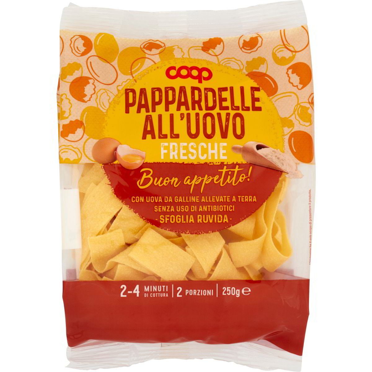 Pappardelle fresche all'uovo COOP 250 G Coop Shop