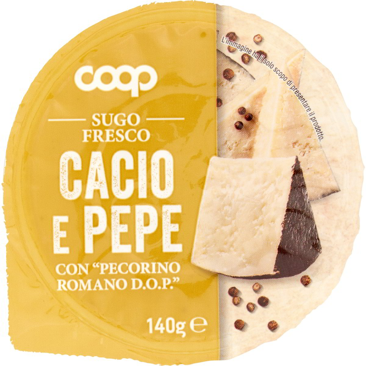 Sugo cacio e pepe con pecorino romano DOP COOP 140 G Coop Shop