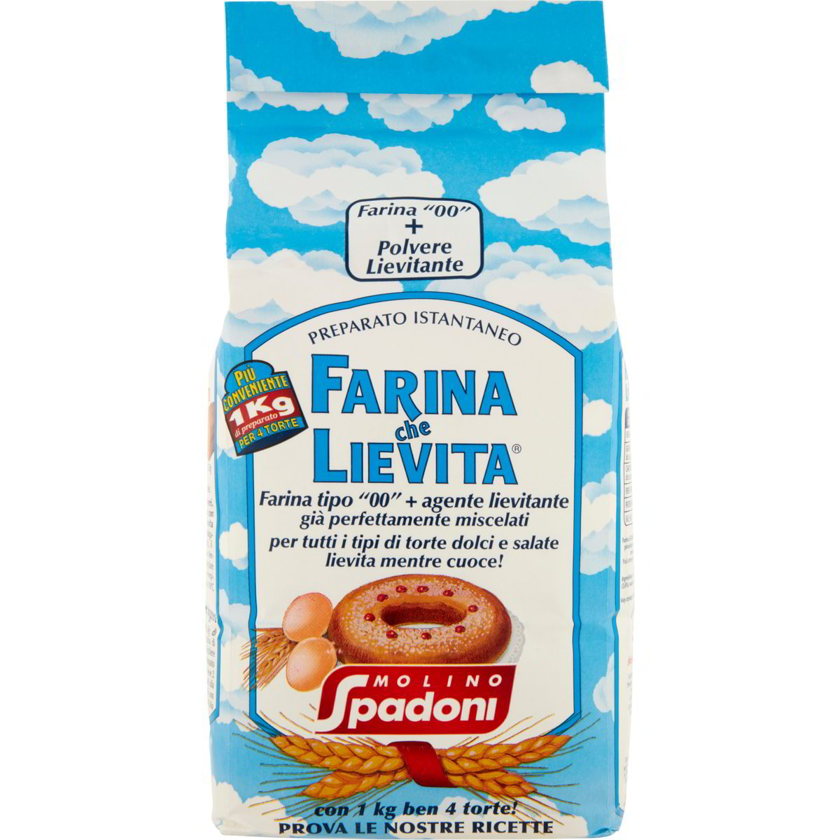 Farina bianca tipo "00" e lievito gran mugnaio SPADONI 1000 G - Coop Shop