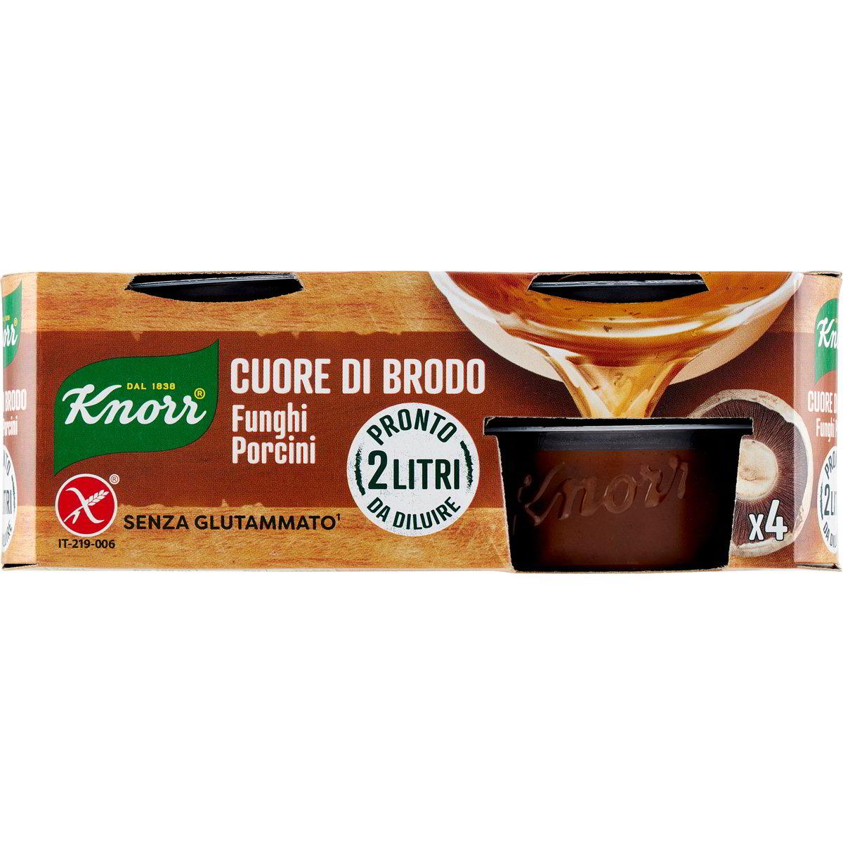 Brodo di funghi porcini KNORR 4 X 28 G Coop Shop