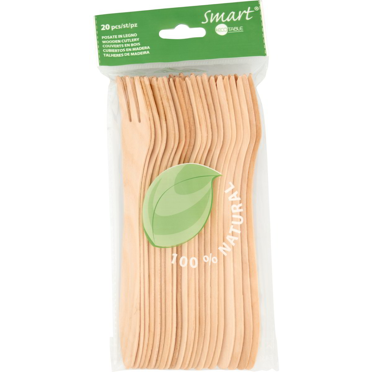 Forchetta In Legno Di Betulla - Monouso Ecosostenibile - Foto 4