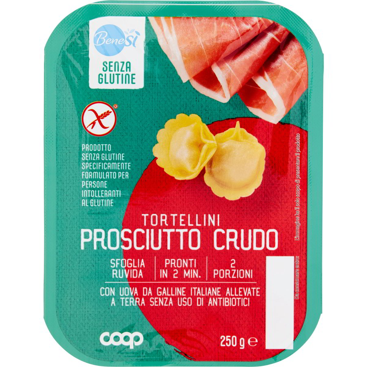Tortellini con prosciutto crudo COOP BENE SI' 250 G Coop Shop