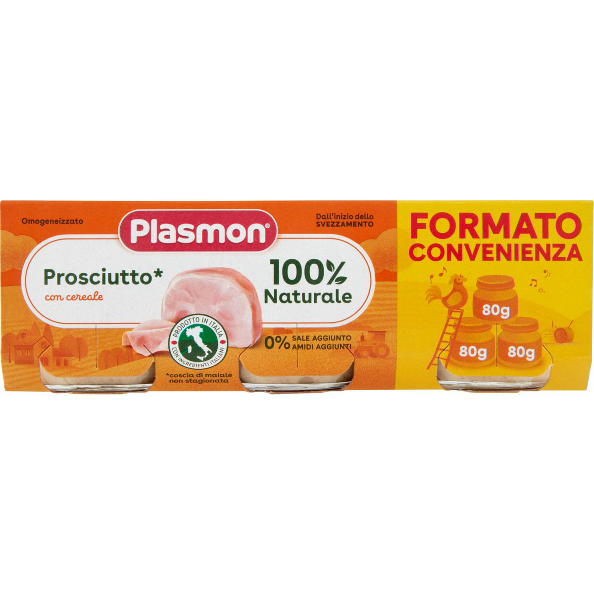 Omogeneizzato prosciutto PLASMON 3 X 80 G Coop Shop