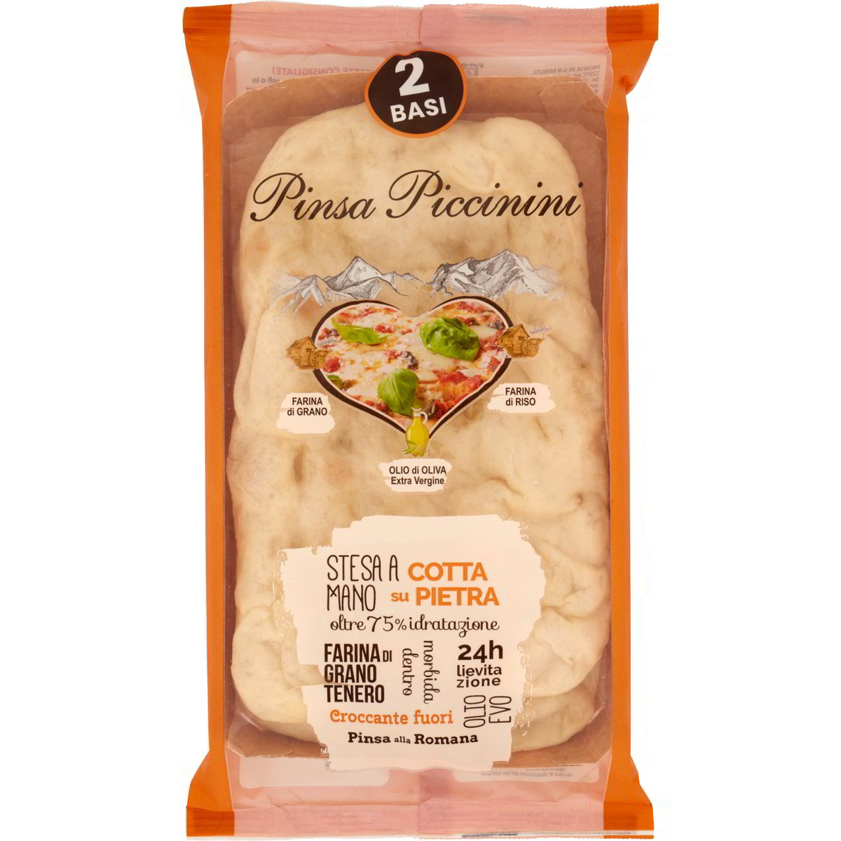 Pinsa alla romana x2 GASTRONOMIA PICCININI 2 X 180 G Coop Shop