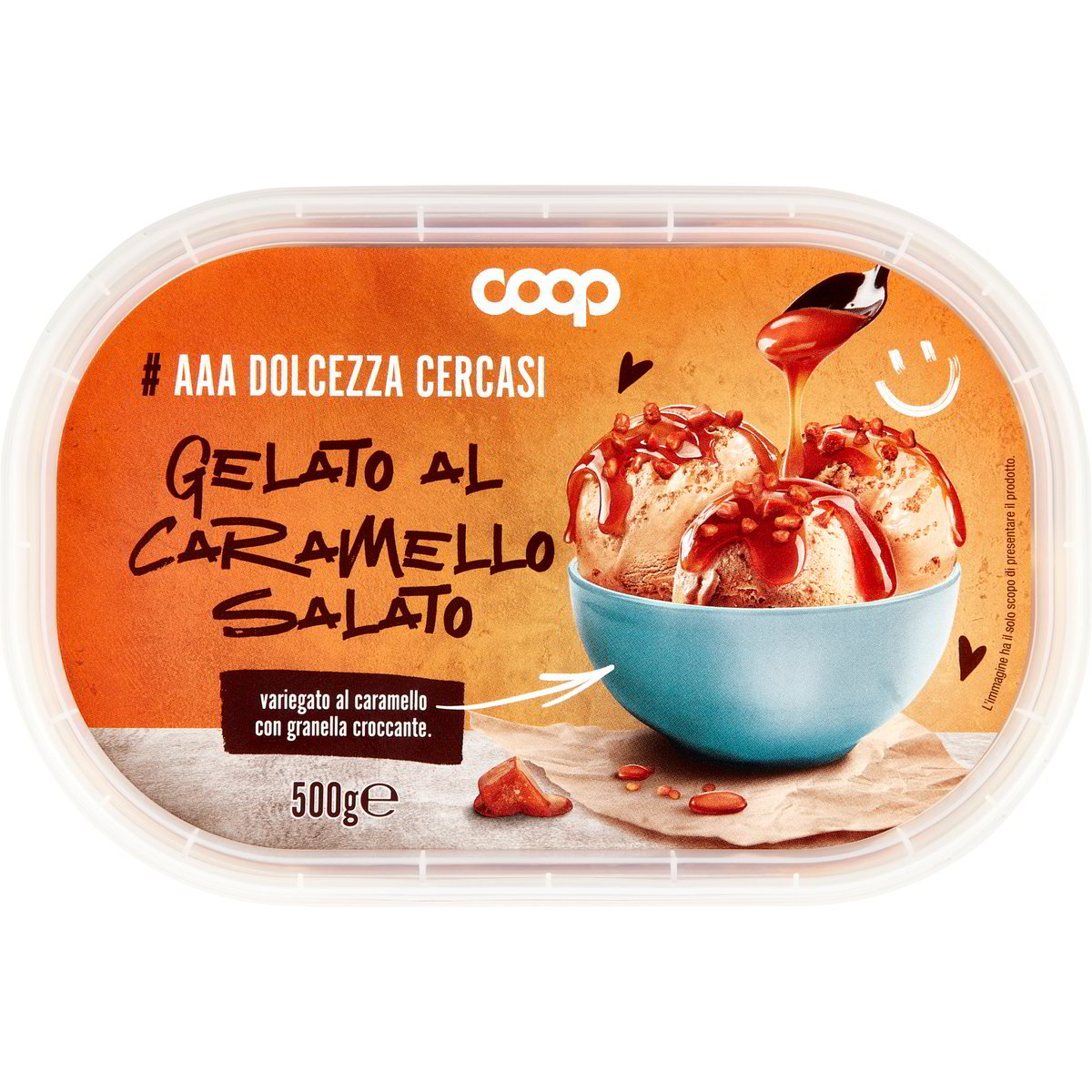 Gelato al caramello salato con granella croccante COOP 500 G Coop Shop