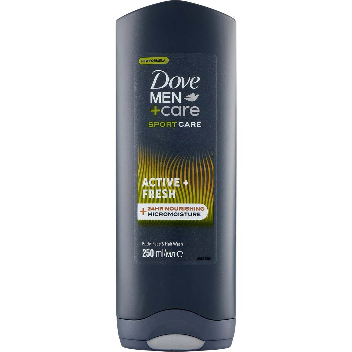 OMEOVITA SPORT Duschshampoo Active Sport – 200 Ml, Antibakteriell & Geruchsneutralisierend