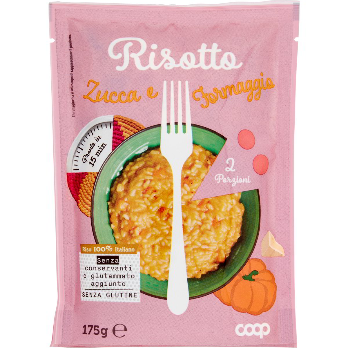 Risotto zucca e formaggio COOP 175 G Coop Shop