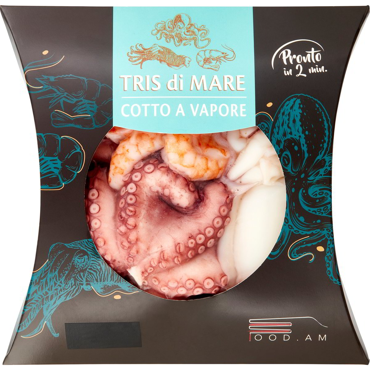 Tris di mare cotto FOOD AM 250 GR - Coop Shop