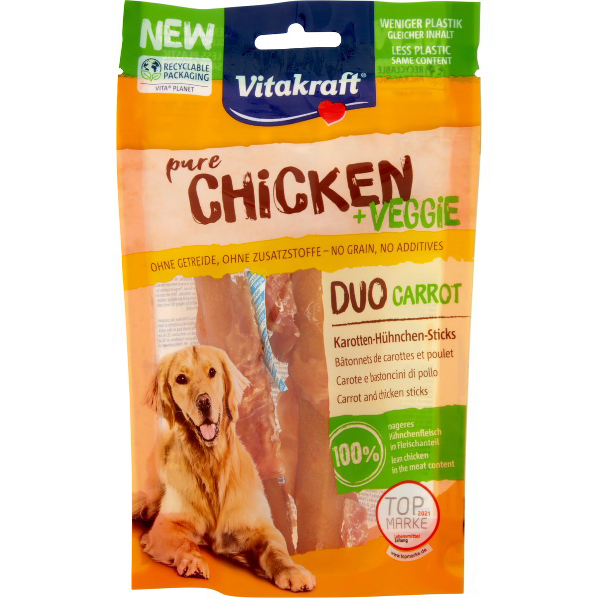 Snack Per Cani - Bastoncini Masticabili Al Pollame, 8 Pezzi Da 11g, Con Vitamine E Prebiotici - Foto 4